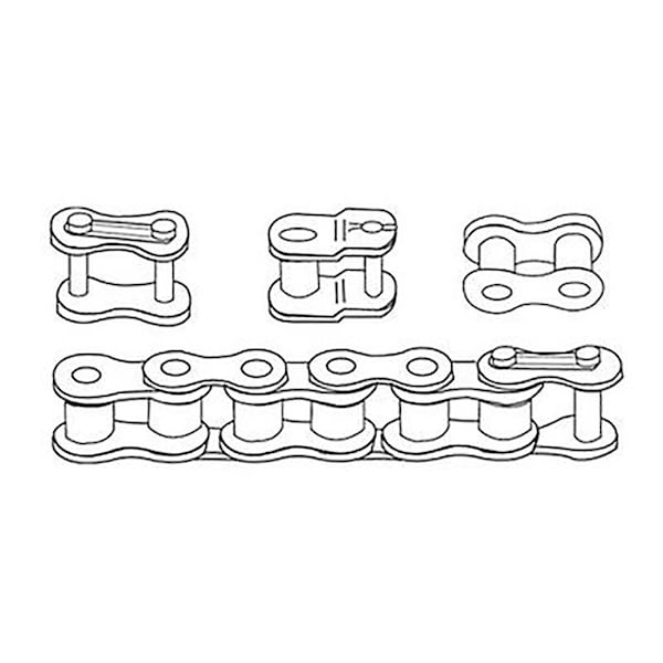 Ten Feet of 50 Roller Drive Chains Fits Case-IH Combine Models